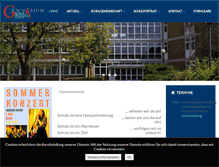 Tablet Screenshot of gymnasium-nidda.de